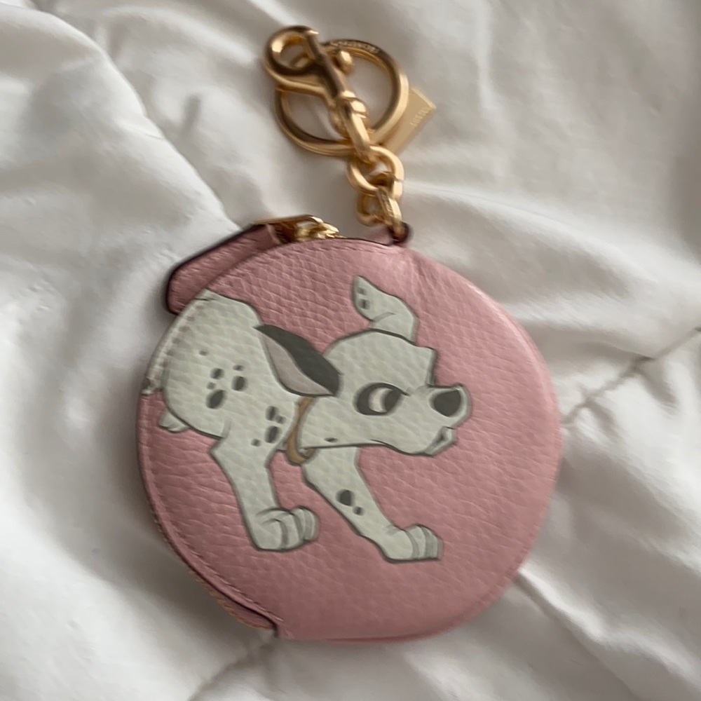 NWT Coach Disney Dalmations coin purse.